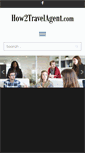 Mobile Screenshot of how2travelagent.com