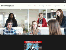 Tablet Screenshot of how2travelagent.com